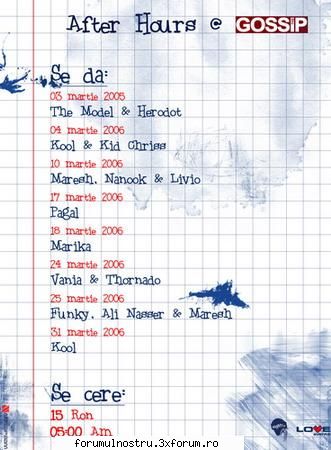 programul pe ya there!  in gossip
